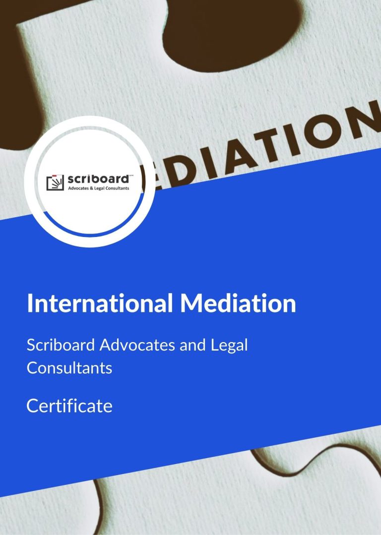 Certificate Course on International Mediation | Enhelion