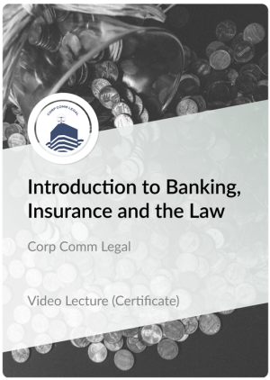 Certificate in Banking, Insurance and the Law