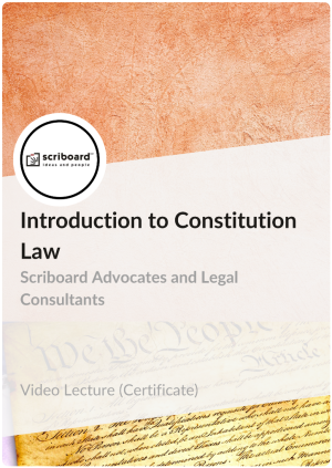 Certificate in Introduction to Constitution Law