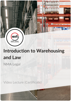 Certificate in Introduction to Warehouse and Law