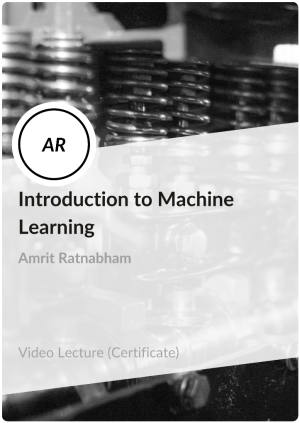 Certificate in Introduction to Machine Learning