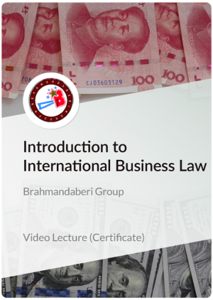 Certificate in Introduction to International Business Law