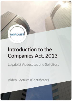 Certificate in Introduction to the Companies Act, 2013