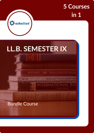 Bundle Certificate Courses for LL.B. Semester IX
