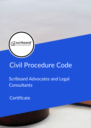 Certificate in Civil Procedure Code
