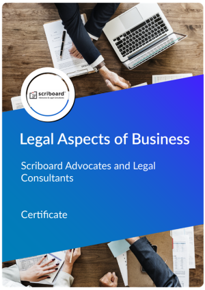 Certificate in Legal Aspects of Business